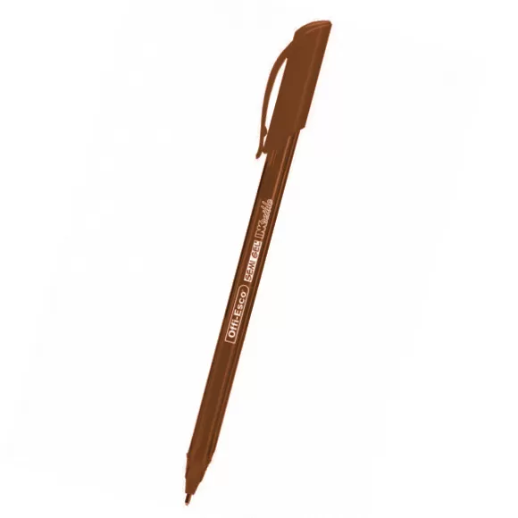 Bolígrafo Semi Gel Offi Esco Oe-077f Café