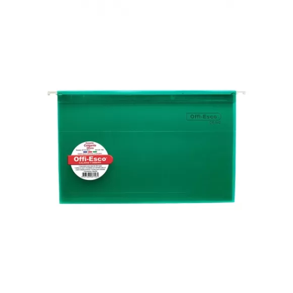 Carpeta Colgante Plástica Offi Esco Oe-842 Verde