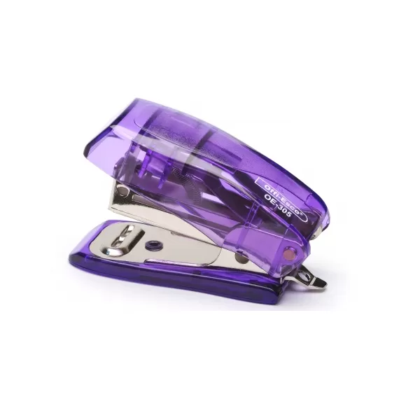 Cosedora Translucida Offi Esco Oe-305 Mini Morada
