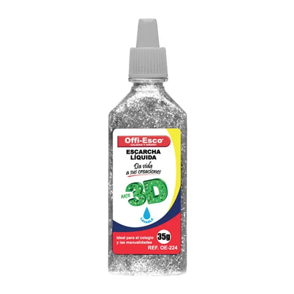 Escarcha Líquida Offi Esco 35gr Plateada