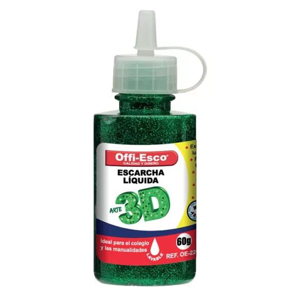 Escarcha Líquida Offi Esco 60gr Verde