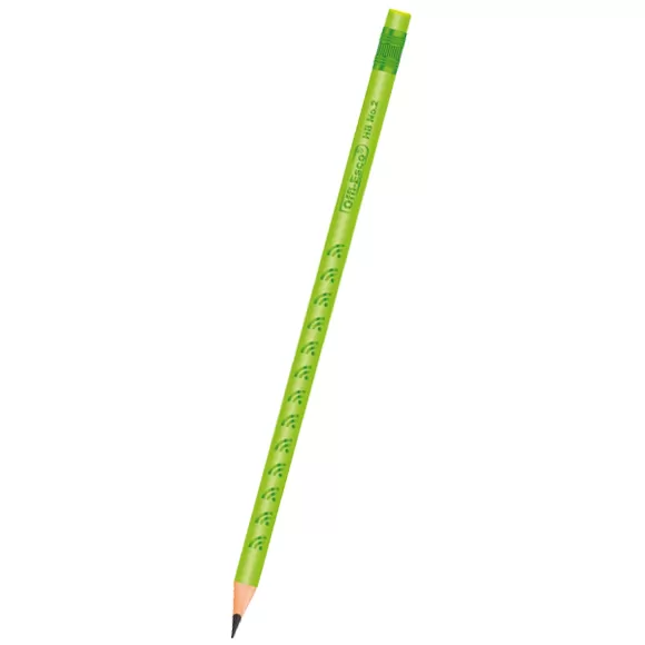 Lápiz Grafito Offi Esco No.2 Oe-150p Verde Limon