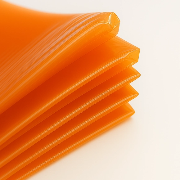 Papel Celofán Pliego Naranja X 25