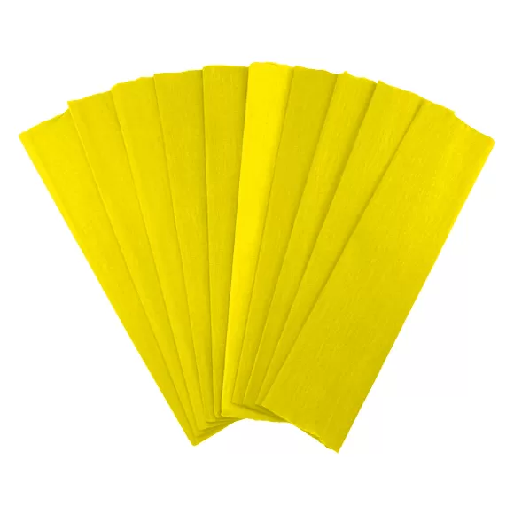 Papel Crepe Pliego Amarillo X 10