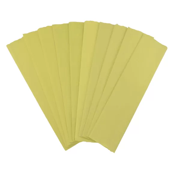 Papel Crepe Pliego Amarillo Durazno X 10