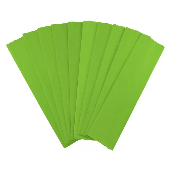 Papel Crepe Pliego Verde Manzana X 10