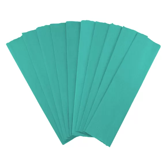 Papel Crepe Pliego Verde Mar X 10