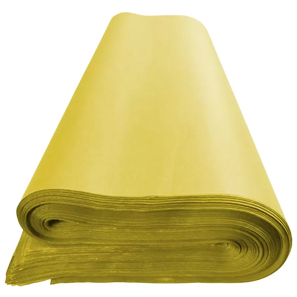 Papel Seda Pliego Amarillo Mango X 25