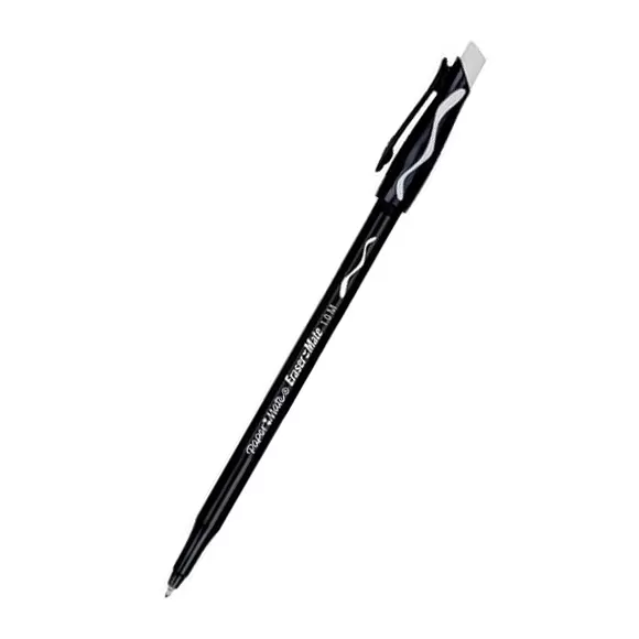 Bolígrafo Kilométrico Borrable Negro