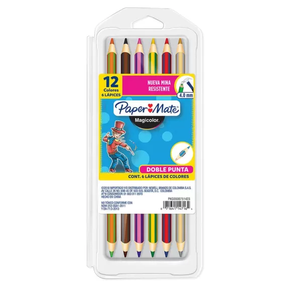 Colores Magicolor Doble Punta 6 Und