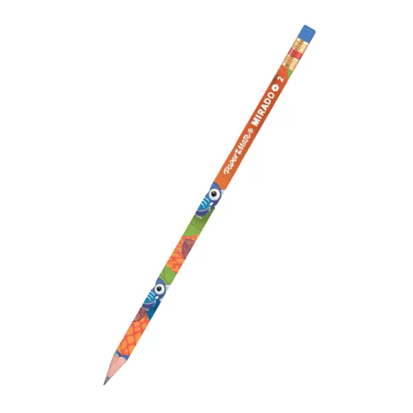 Lápiz Mirado Hexagonal Hb2 Diseños Niño Naranja