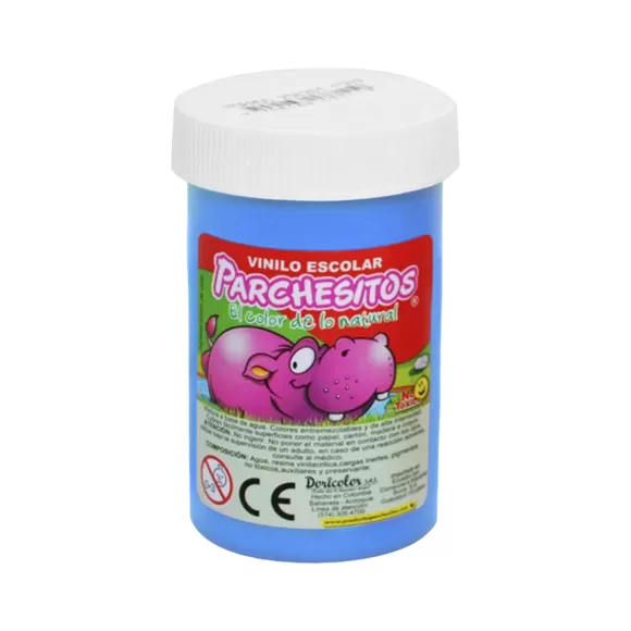 Vinilo Parchesito 125gr Azul Claro