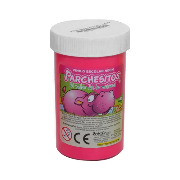 Vinilo Parchesito Neon 125gr Fucsia