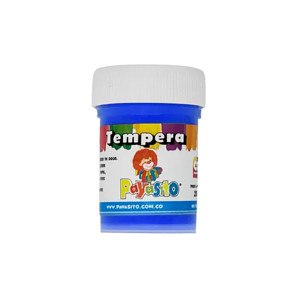 Tempera Payasito 28gr Azul