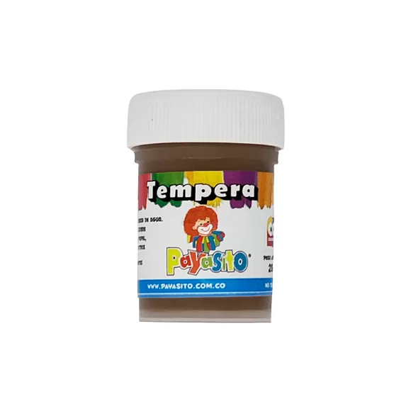 Tempera Payasito 28gr Café