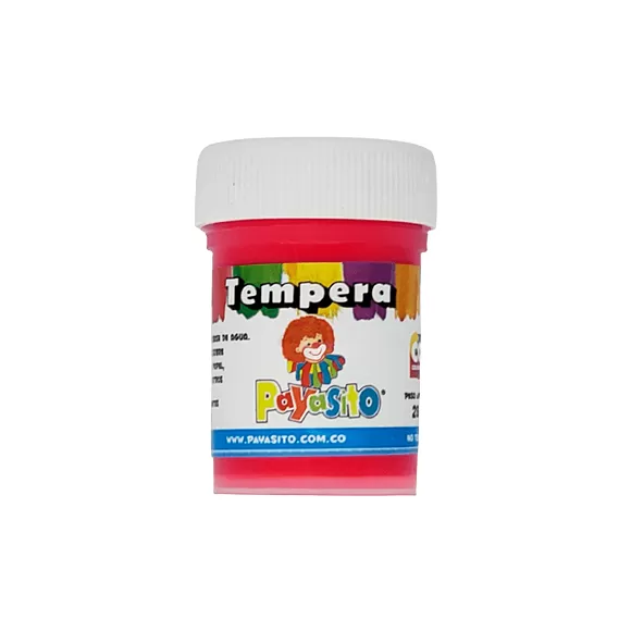 Tempera Payasito 28gr Roja