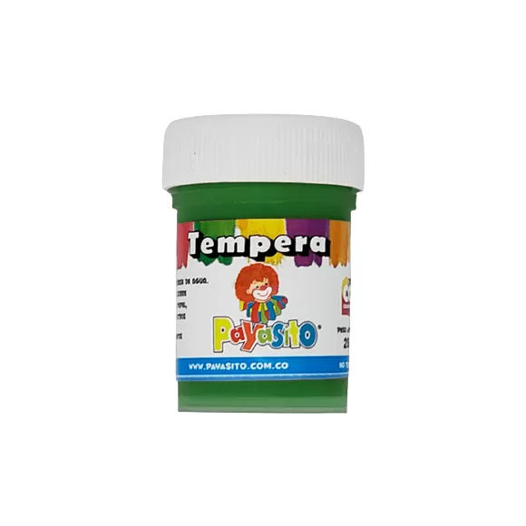 Tempera Payasito 28gr Verde