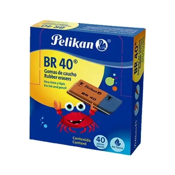 Borrador Pelikan Tinta Lapiz Br 40 X 40