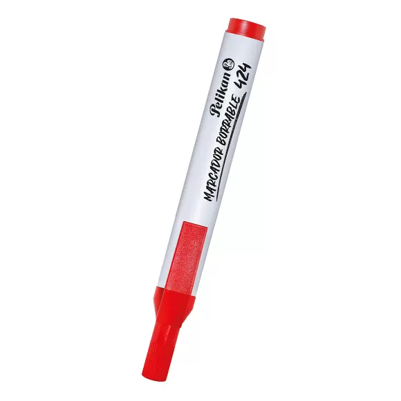 Marcador Pelikan Borrable 424 Rojo