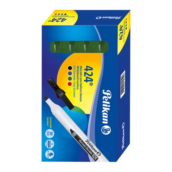 Marcador Pelikan Borrable 424 Verde X 10