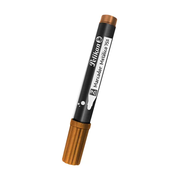 Marcador Pelikan Metalizado Oro