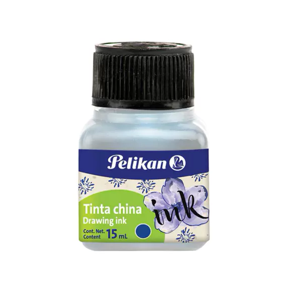 Tinta China Pelikan 15ml Azul