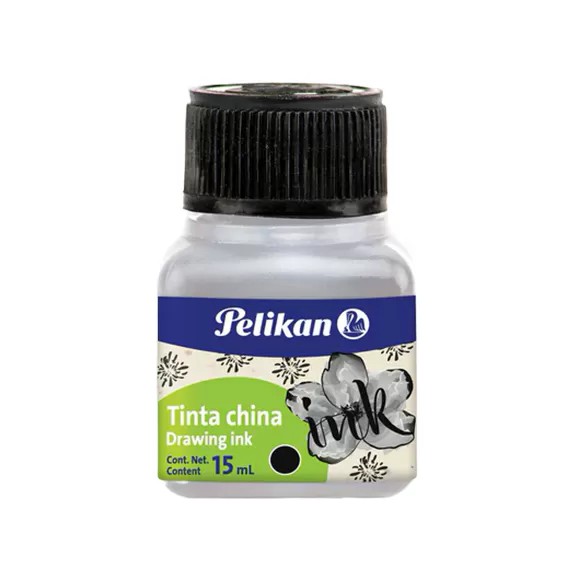 Tinta China Pelikan 15ml Negra
