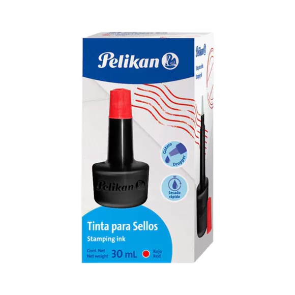 Tinta Sellos Pelikan Rojo