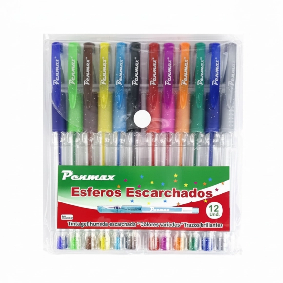 Bolígrafo Penmax Escarchado X 10