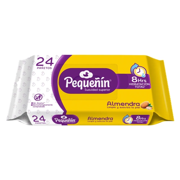 Pañitos Humedos Pequeñin Almendra X 24