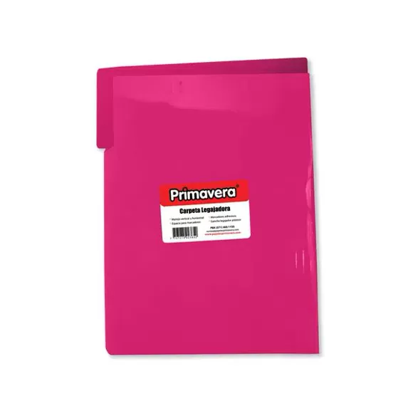 Carpeta Plastica Legajadora Primavera Carta Fucsia