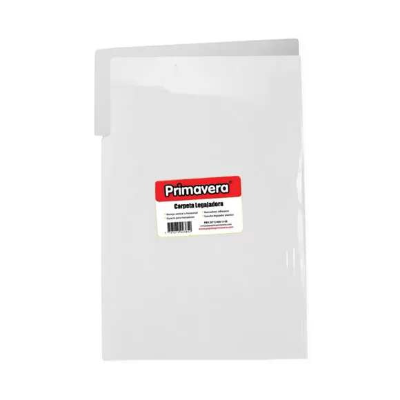 Carpeta Plastica Legajadora Primavera Oficio Transparente