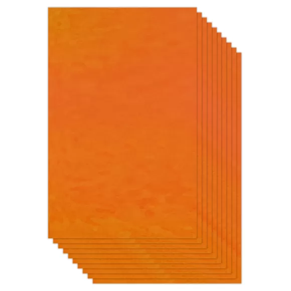 Cartulina Calipso 1/8 Naranja X 10