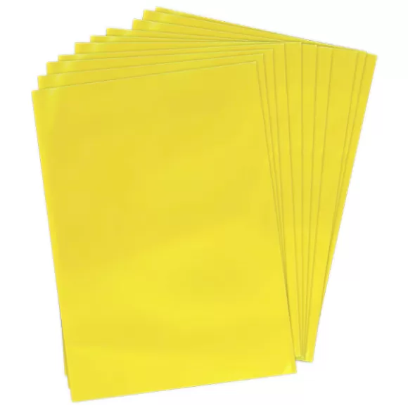 Papel Silueta 1/8 Amarillo X 10