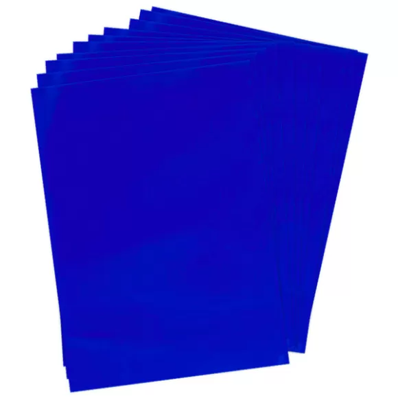 Papel Silueta 1/8 Azul X 10