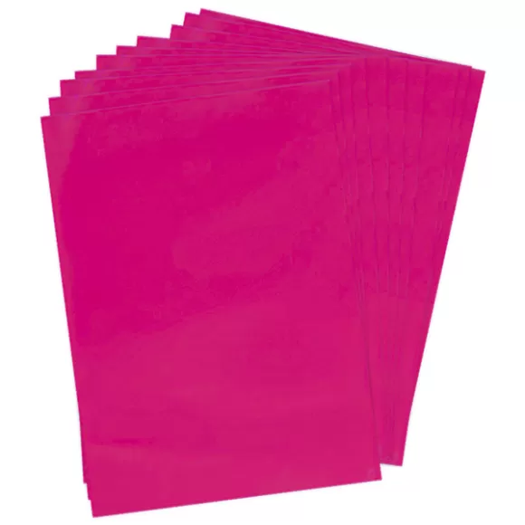 Papel Silueta 1/8 Fucsia X 10
