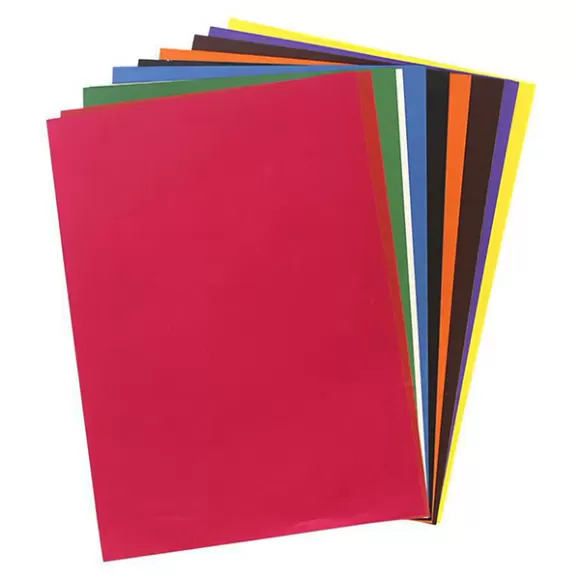 Papel Silueta 1/8 Surtido X 10