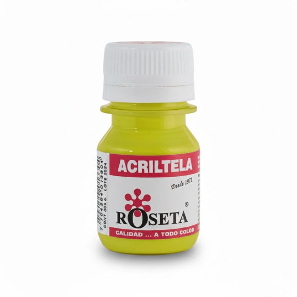 Pintura Acrílica Acriltela Roseta Amarillo Limón