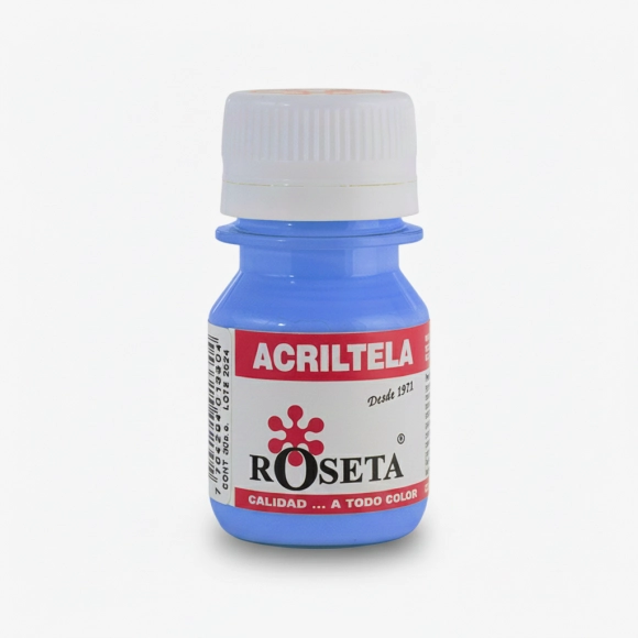 Pintura Acrílica Acriltela Roseta Azul Cobalto Claro