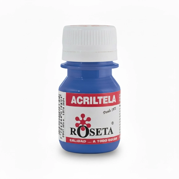 Pintura Acrílica Acriltela Roseta Azul Cobalto Medio