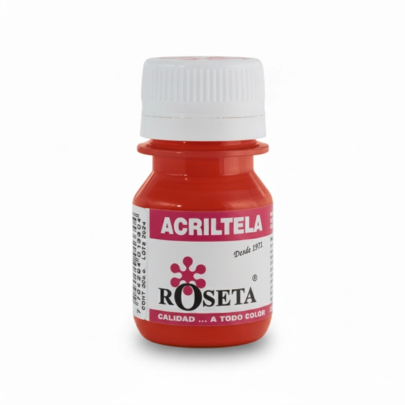 Pintura Acrílica Acriltela Roseta Naranja Rojizo