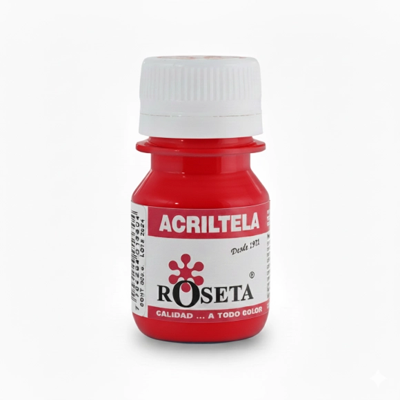 Pintura Acrílica Acriltela Roseta Rojo Bermellón