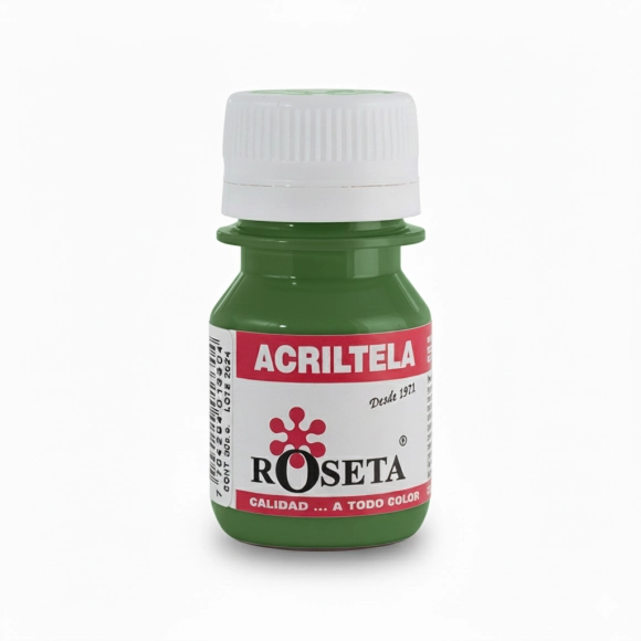 Pintura Acrílica Acriltela Roseta Verde Limón Oscuro