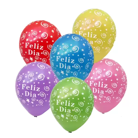 Imagen miniatura de globo rumatex cumpleanos r12 multicolor 50 1