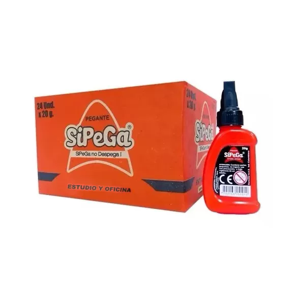 Pegante Líquido Sipega 20gr X 24