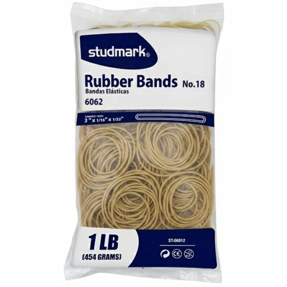 Bandas De Caucho En Bolsa Studmark Libra No.18 Siliconado