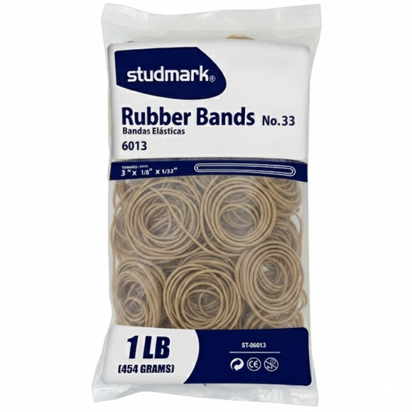 Bandas De Caucho En Bolsa Studmark Libra No.33 Clásico