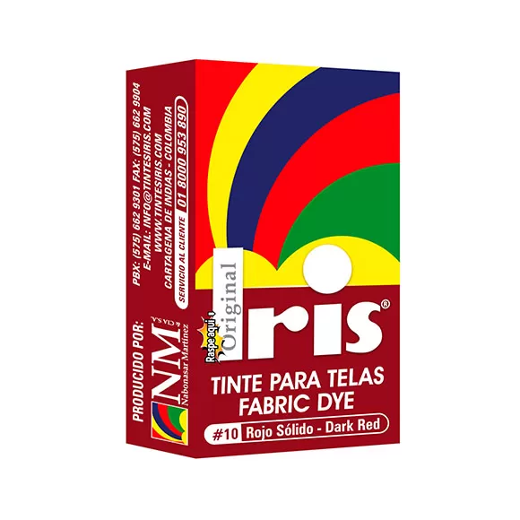 Tinte Iris 9gr Rojo Solido
