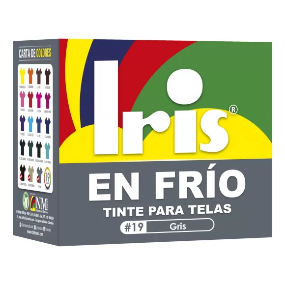 Tinte Iris En Frio 25gr Gris
