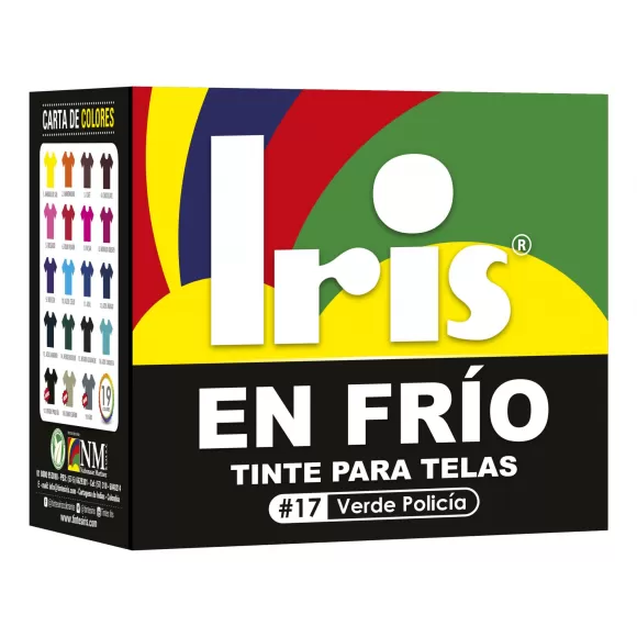 Tinte Iris En Frio 25gr Verde Policía
